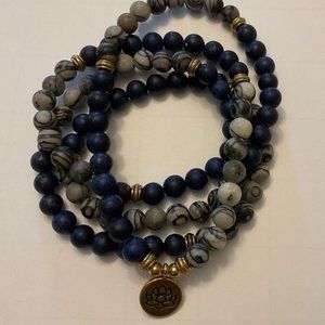 Mala Bead Necklace: Spiritual Protection Meditation Balance Mental Health